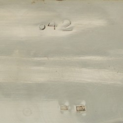 Asbakleger zilver.
