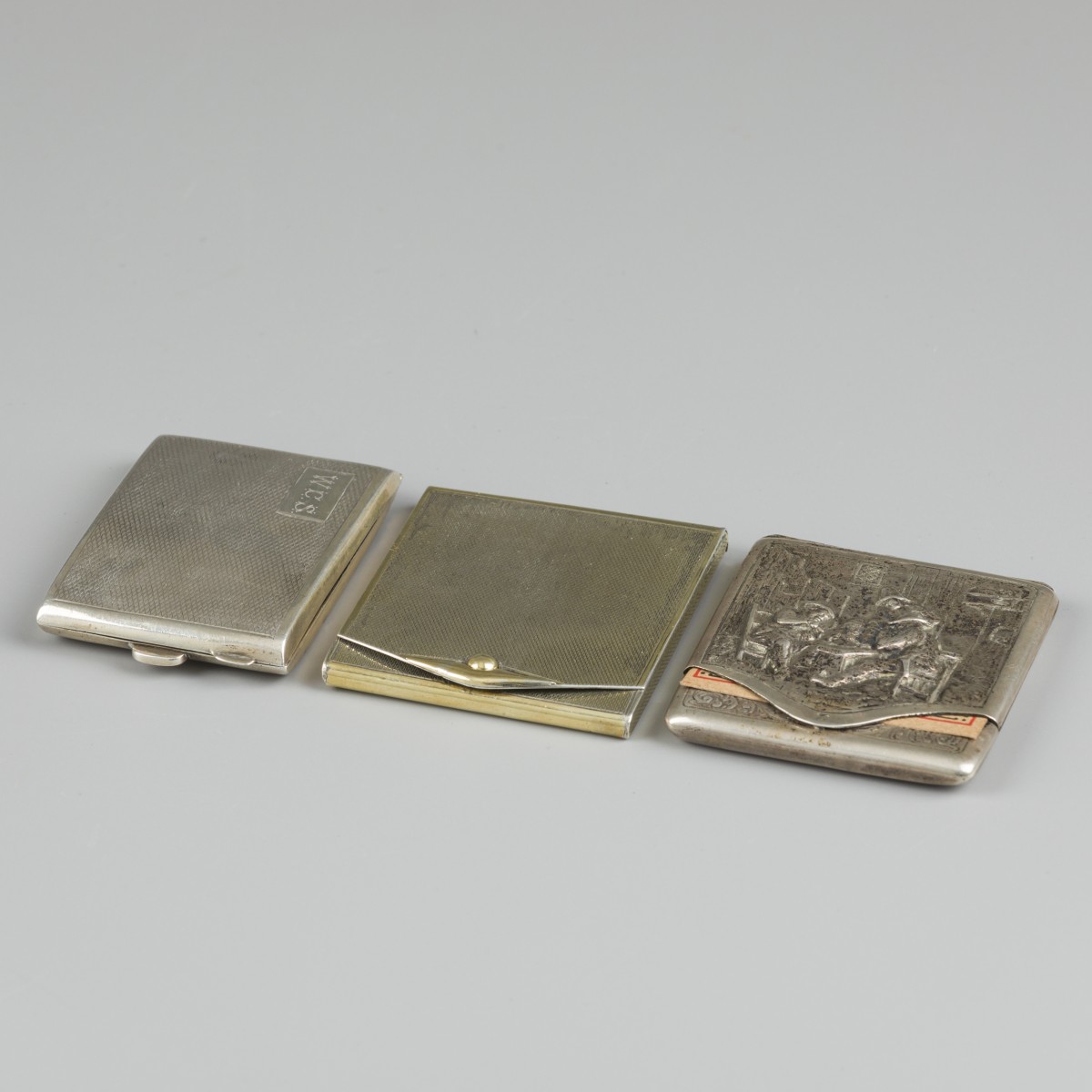 Luciferetuis zilver.