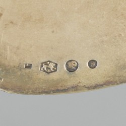 Hostiedoosje / pyxis, zilver.