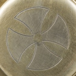 Hostiedoosje / pyxis, zilver.