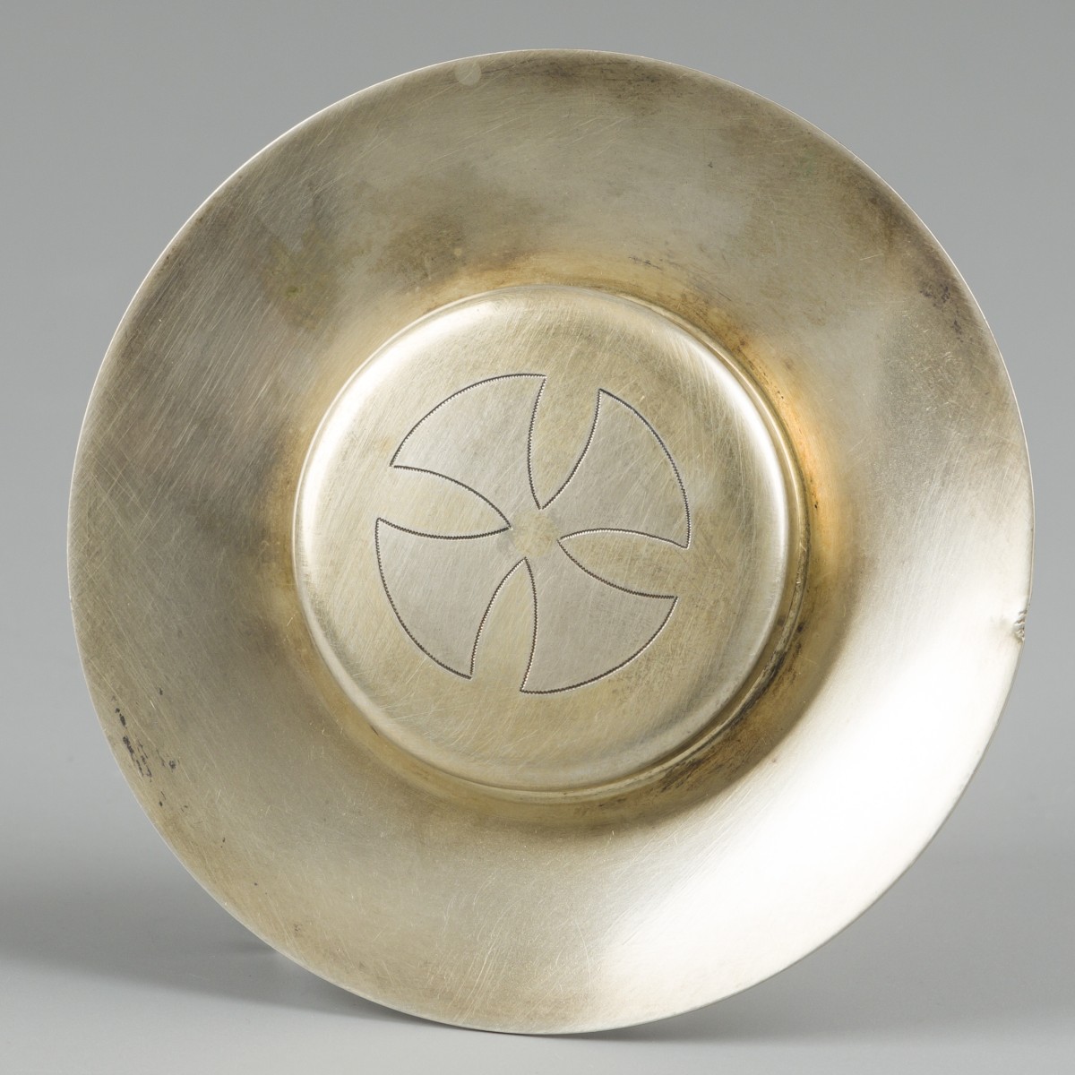 Hostiedoosje / pyxis, zilver.