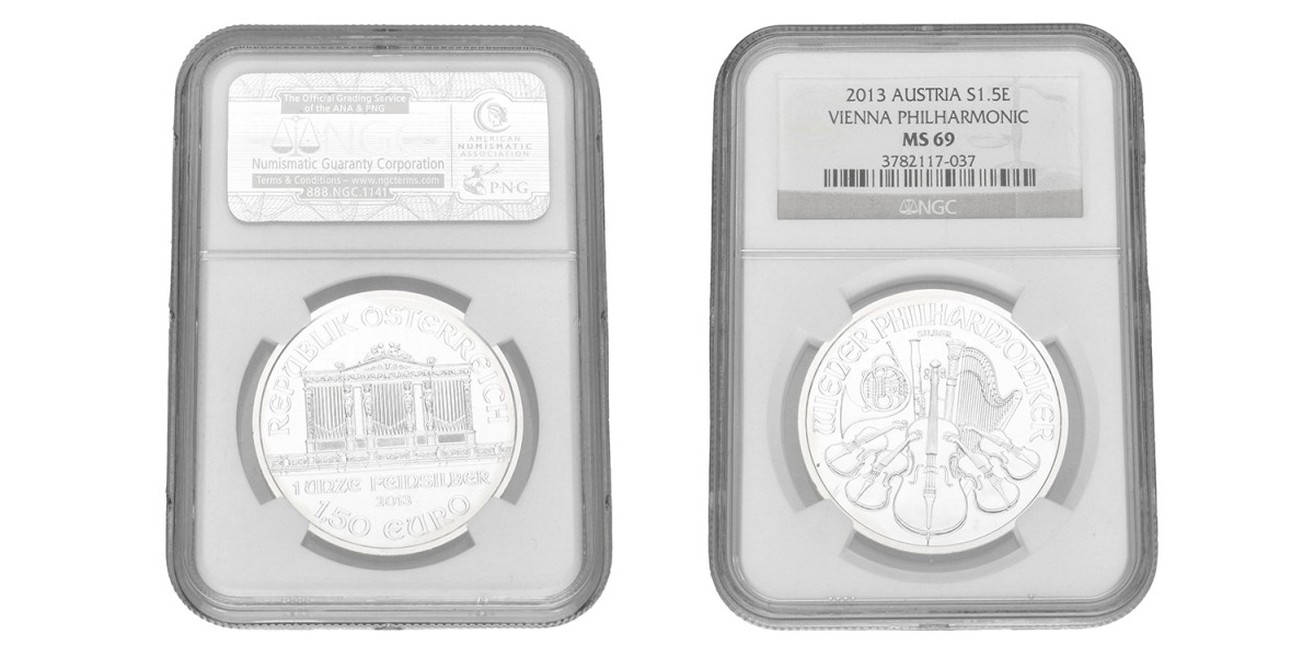 Austria. Second Republic. 1 1/2 Euro 'Philharmonic'. 2013.