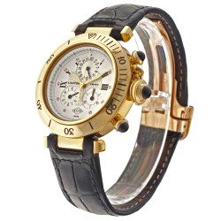 Cartier Pasha 18K. 1353 1 - Heren horloge. 