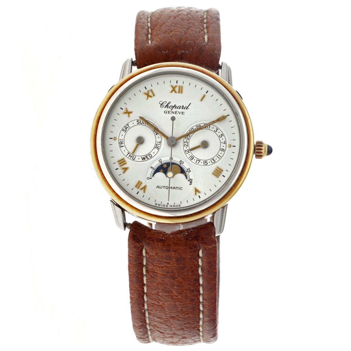 No Reserve - Chopard Luna d'Oro Moonphase 8131 - Heren horloge.