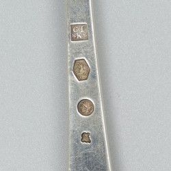 No reserve - Zilveren dinerlepel, Gijsbert Johannes Kriellaart, Rotterdam 1834.