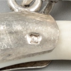 3-delig lot baby rammelaars, zilver.