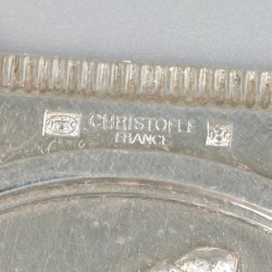 Christofle 4-delig lot flessenopeners & briefopener, verzilverd.