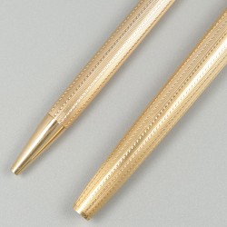 Waterman ballpointpen & vulpen, goud.