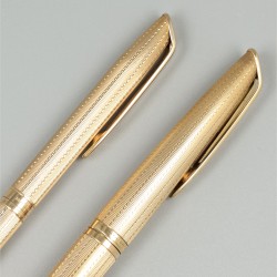 Waterman ballpointpen & vulpen, goud.