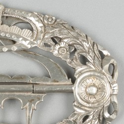 Lodewijk XVI zilveren gesp, Jan Luiting, Haarlem 1790.