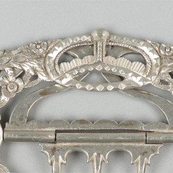 Lodewijk XVI zilveren gesp, Jan Luiting, Haarlem 1790.
