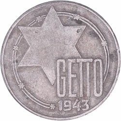Poland. Litzmannstadt (Lodz). Jewish ghetto. 20 Mark. 1943.