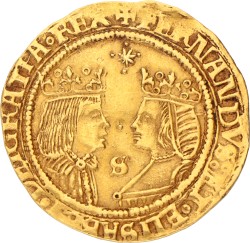 Spain. Sevilla. Ferdinand and Isabella. 2 Excelente. N.D. (1474 - 1504).