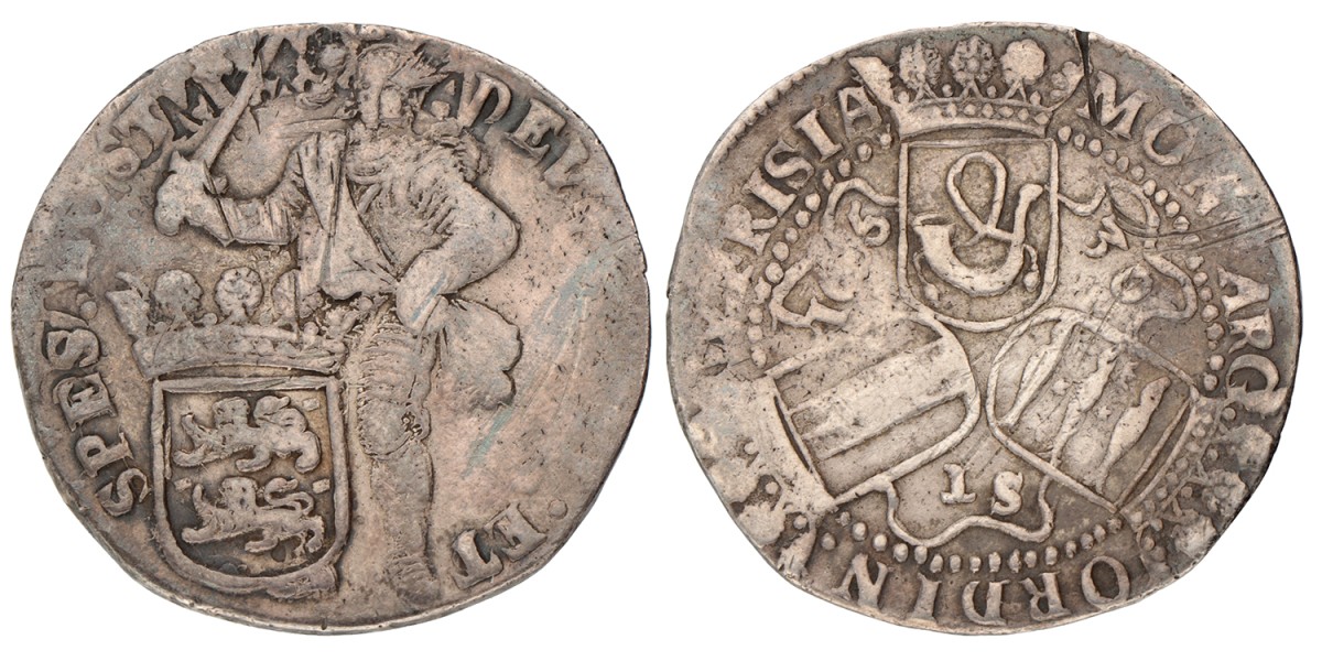 No reserve - Daalder van 30 Stuivers. West-Friesland. 1684. Fraai.