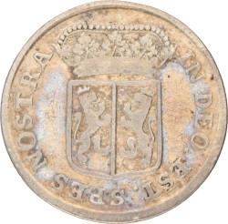 No reserve - Duit. Afslag in zilver. Gelderland. 1759. Fraai +.