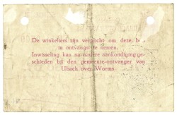 Nederland. 2½ gulden. Waardebon. Type 1940. Type Ubach over Worms. - Fraai / Zeer Fraai.