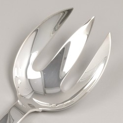 Christofle 3-delig lot salade-serveervorken, model Commodore, Sterling zilver.