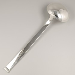 Christofle 2-delig lot soeplepels / soeplouches, model Commodore, Sterling zilver.
