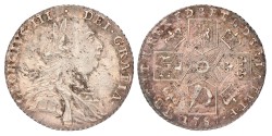 Great Britain. George III. Shilling. 1787. XF.