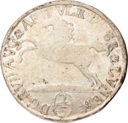 No reserve - German states. Brunswick-Luneberg-Celle. Rudolf August & Anthon Ulrich. 24 Mariengroschen. 1698.