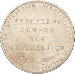German states. Frankfurt. 2 Gulden. 1848.