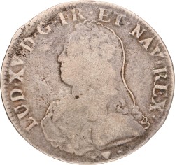 No reserve - France. Louis XV. Ecu. 1737 BB.