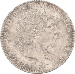 Great Britain. George III. Crown. 1819 LIX.
