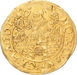 German States. Magdeburg. Ferdinand II. Goldgulden. 1627.