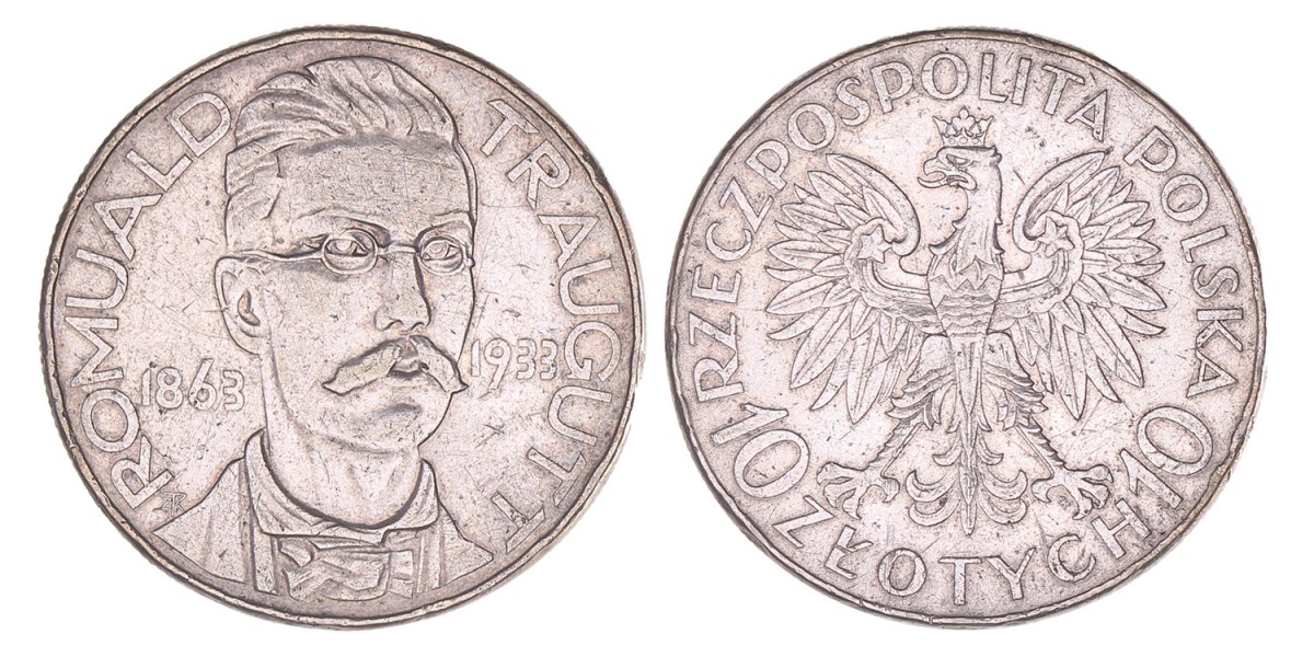 Poland. 10 Zlotych. 1933.