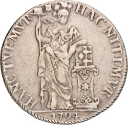 3 gulden - generaliteits. Utrecht. 1794. Zeer Fraai +.