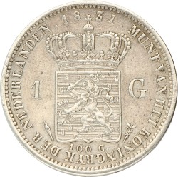 1 Gulden. Willem I. 1831. Zeer Fraai.
