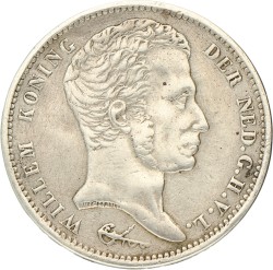 1 Gulden. Willem I. 1831. Zeer Fraai.