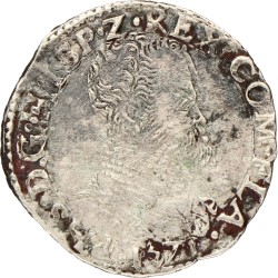 No reserve - Tiende Filipsdaalder. Vlaanderen. Brugge. Filips II. 1571. Zeer Fraai / Prachtig.