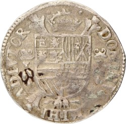 No reserve - Vijfde filipsdaalder. Overijssel. Filips II. 1567. Fraai / Zeer Fraai.