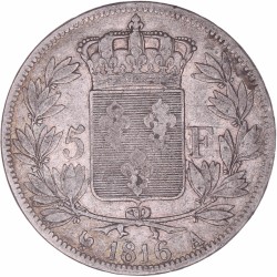 France. Louis XVIII. 5 Francs. 1816 A.