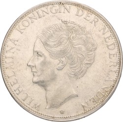 2½ Gulden - Grofhaar. Wilhelmina. 1938. Prachtig +.