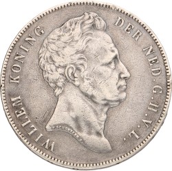 2½ Gulden. Willem I. 1840. Zeer Fraai.