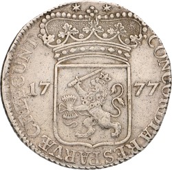 No reserve - Zilveren dukaat. Zeeland. 1777. Zeer Fraai / Prachtig.