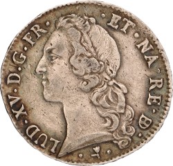 No reserve - France. Kingdom. Louis XV. Ecu au Bandeau. 1765 Cow.