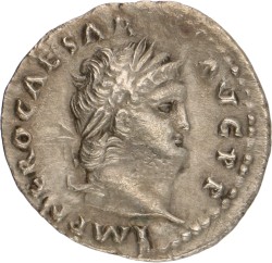 Roman Empire. Nero. Denarius. ND (54 - 68 AD).