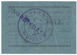 Nederland. 50 cent. Waardebon. Type 1940. Type Huissen. - Zeer Fraai.