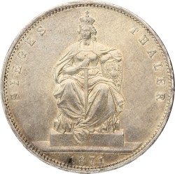 German states. Prussia. Wilhelm I. Siegesthaler. 1871 A.