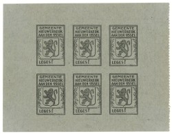 Nederland. 5 gulden. Waardebon. Type 1940. Type Nieuwerkerk aan de IJssel. - UNC.
