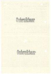 Nederland. 1 gulden. Waardebon. Type 1940. Type Huizen. - Prachtig.