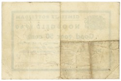 Nederland. 50 cent. Waardebon. Type 1940. Type Rotterdam. - Zeer Fraai -.