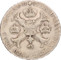 Kronenthaler. Brabant. Brussel. Jozef II. 1789. Zeer Fraai.