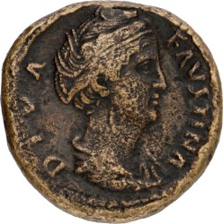 Roman Empire. Faustina Maior. Sestertius. ND (141).