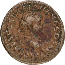 Roman Empire. Titus. As. ND (79 - 81 AD).