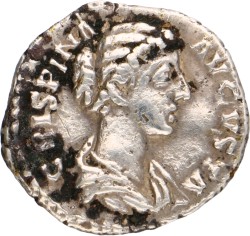 Roman Empire. Crispina. Denarius. ND (183).