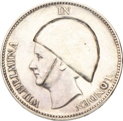 1 Gulden. Wilhelmina in Londen. 1940. Zeer Fraai -.